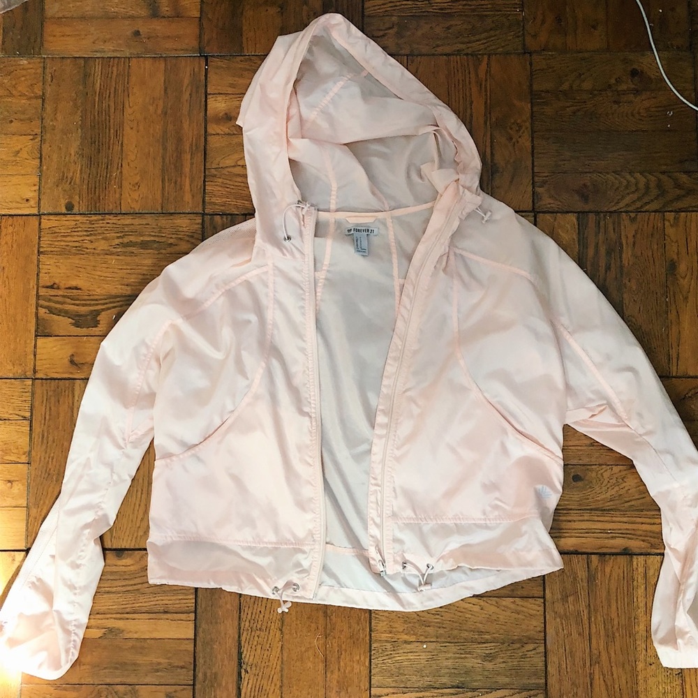 Pink windbreaker